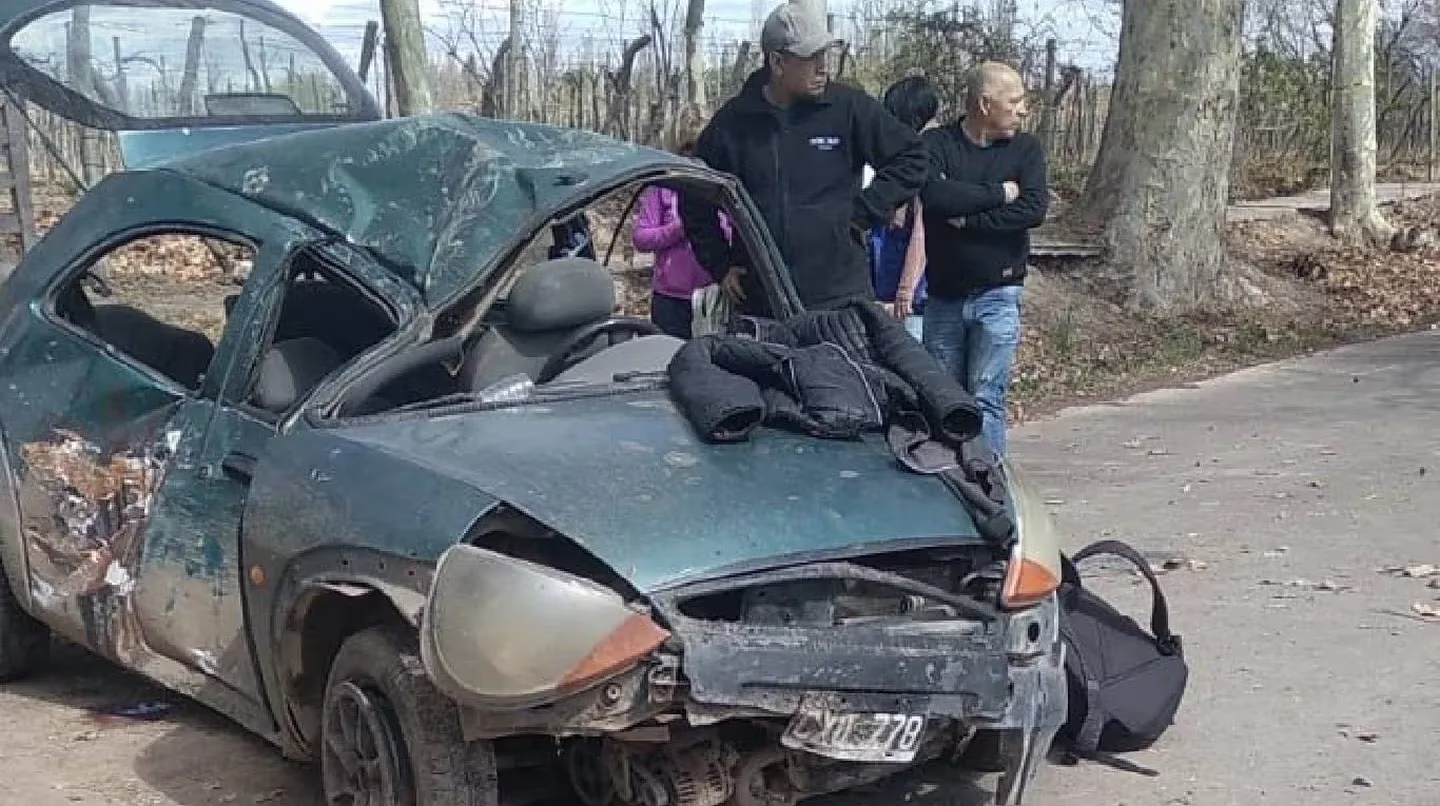 Mendoza Una Mujer Quiso Esquivar Un Pozo Pero Impact Contra Un Rbol